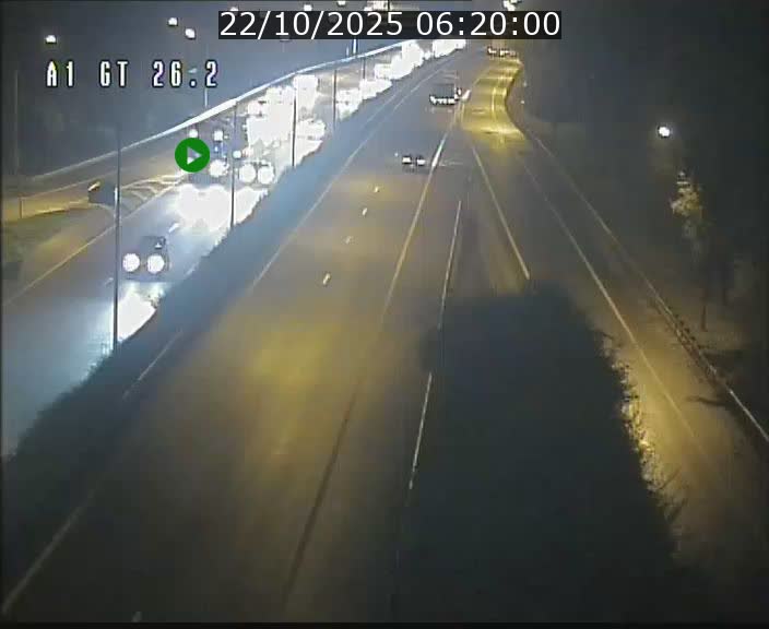 Traffic live webcam Luxembourg Grevenmacher - A1 direction Allemagne - BK 26.2