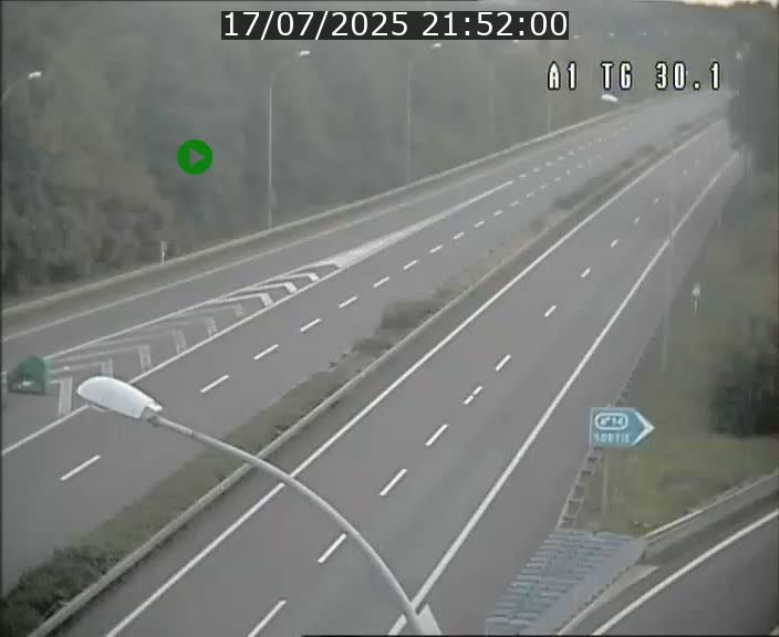Traffic live webcam Luxembourg Grevenmacher - A1 direction Luxembourg - BK 30.1