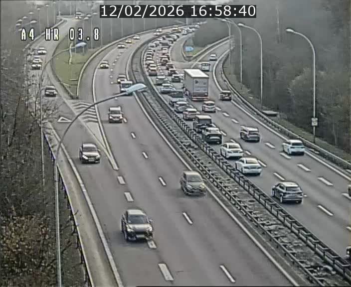 Webcam traffic A4 Luxembourg - BK 3.8 - Leudelange (direction Esch sur Alzette)