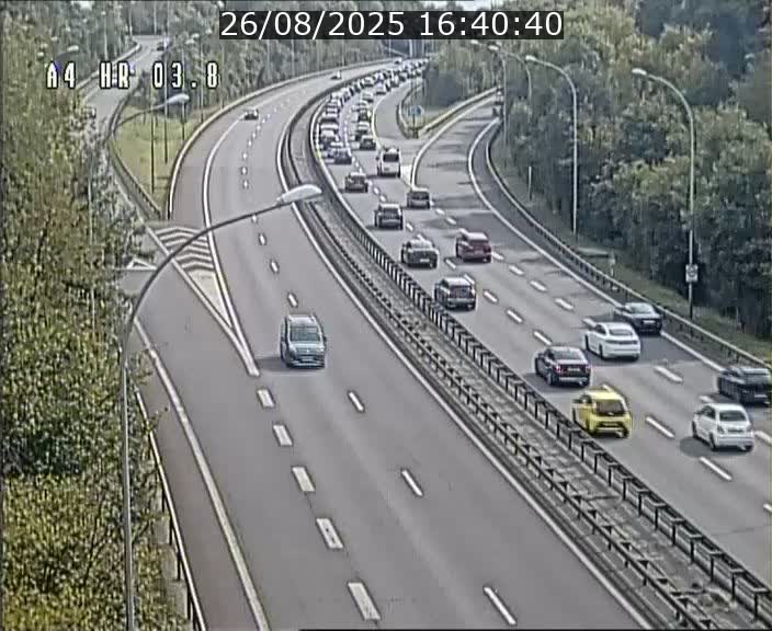 Webcam traffic A4 Luxembourg - BK 3.8 - Leudelange (direction Esch sur Alzette)