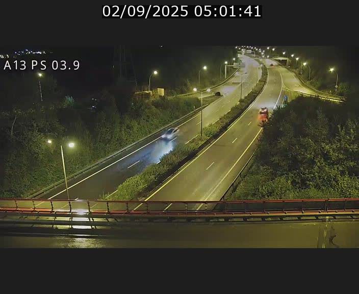 Traffic live webcam Luxembourg Differdange - A13 direction Esch-sur-Alzette - BK 3.9