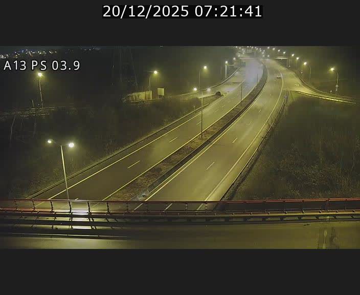 Traffic live webcam Luxembourg Differdange - A13 direction Esch-sur-Alzette - BK 3.9