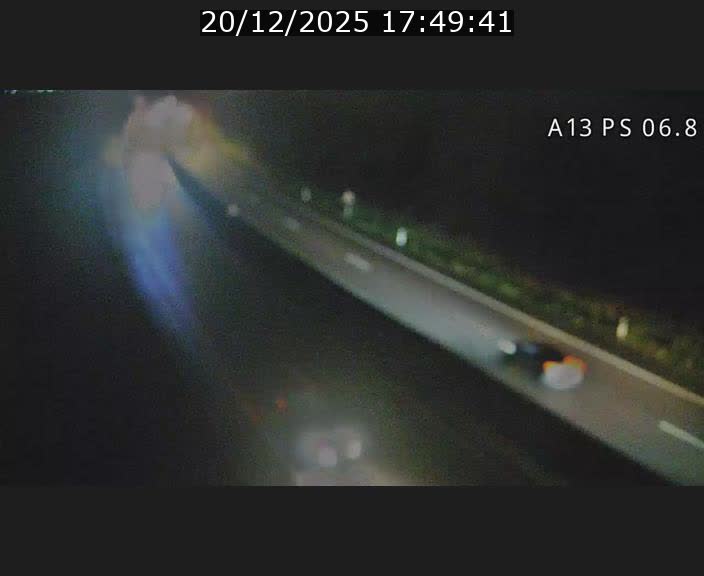 Traffic live webcam Luxembourg Ehlerange - A13 direction Esch-sur-Alzette - BK 6.8
