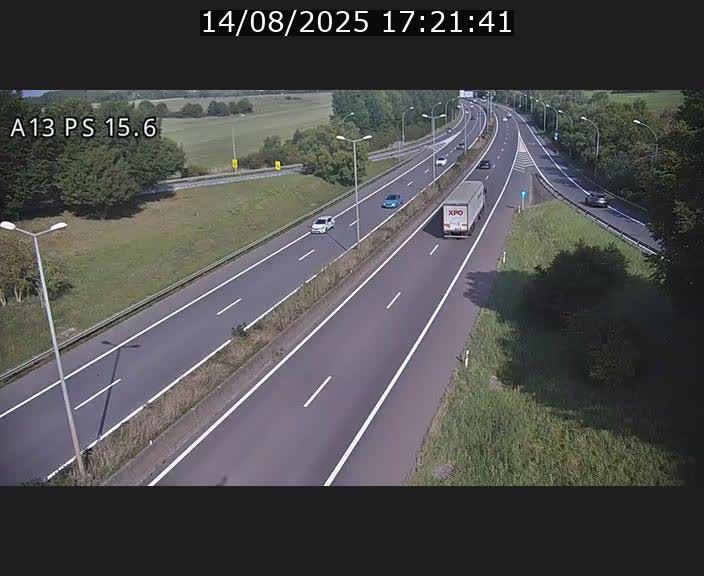 Traffic live webcam Luxembourg Kayl - A13 direction Dudelange - BK 15.6