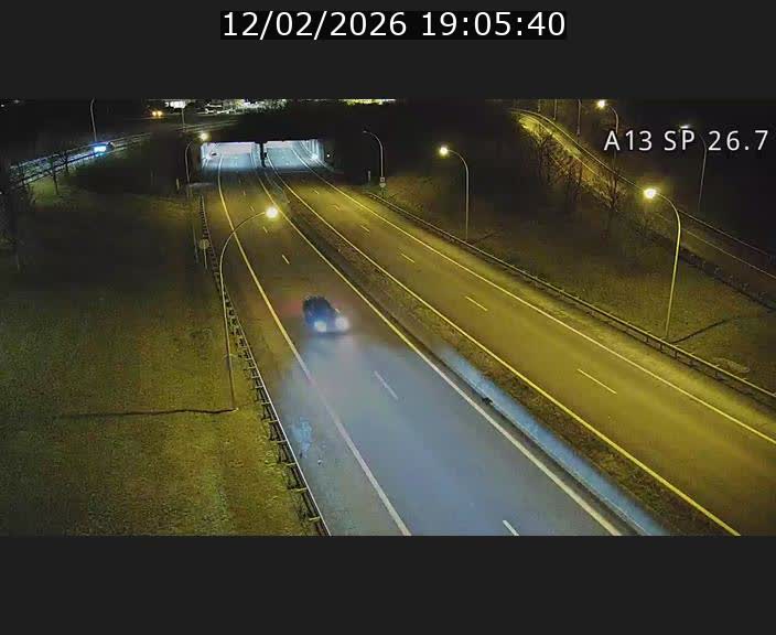 Traffic live webcam Luxembourg Frisange - A13 direction Luxembourg-ville - BK 26.7