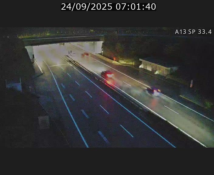 Webcam trafic sur A13 à hauteur d'Altwies en direction de Mondorf-les-bains et en provenance de l'Allemagne