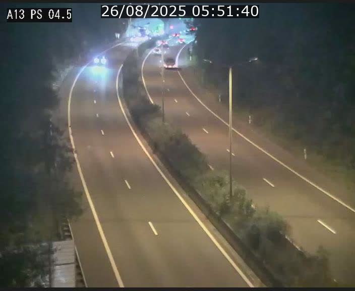Traffic live webcam Luxembourg Differdange - A13 direction Esch-sur-Alzette - BK 4.5