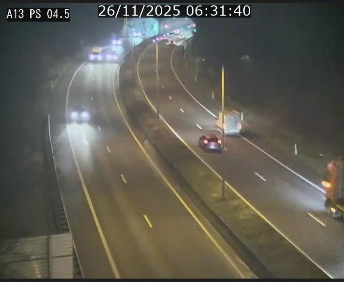 Traffic live webcam Luxembourg Differdange - A13 direction Esch-sur-Alzette - BK 4.5