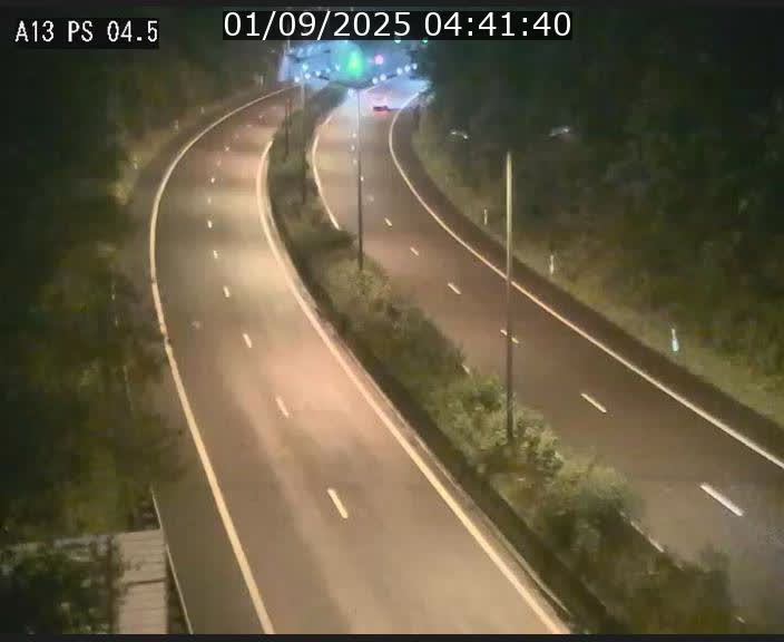 Traffic live webcam Luxembourg Differdange - A13 direction Esch-sur-Alzette - BK 4.5