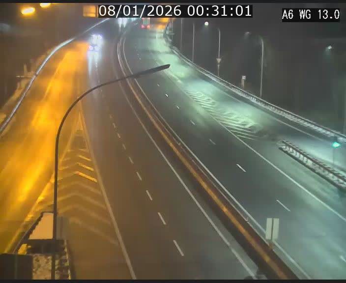 Traffic live webcam Luxembourg Mamer - A6 - BK 13 - direction Luxembourg/France/Allemagne