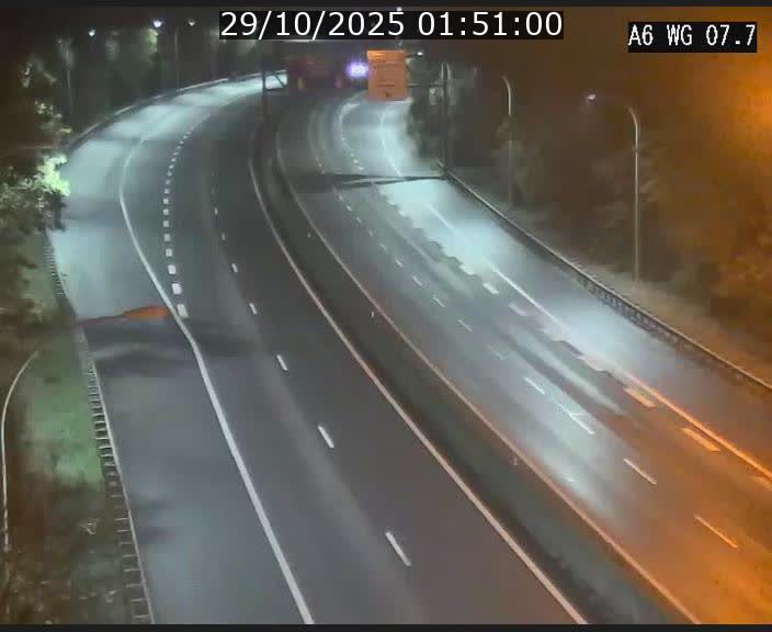 Traffic live webcam Luxembourg - Bridel - A6 - BK 7.7 - direction Belgique