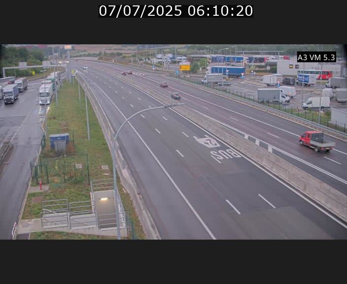 Traffic live webcam Luxembourg Aire de Berchem - A3 - BK 5 - direction France
