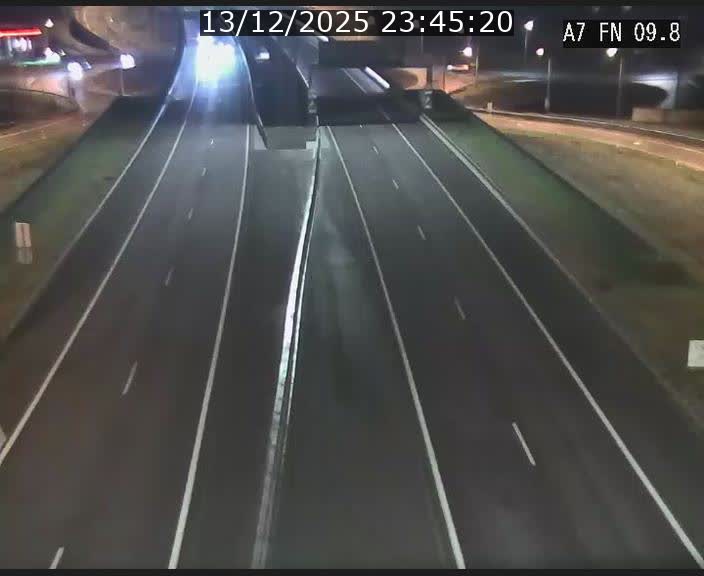 Caméra trafic Luxembourg - A7, Tunnel Gousselerbierg, sortie sud, direction rond-point Lorentzweiler (BK 9.9)