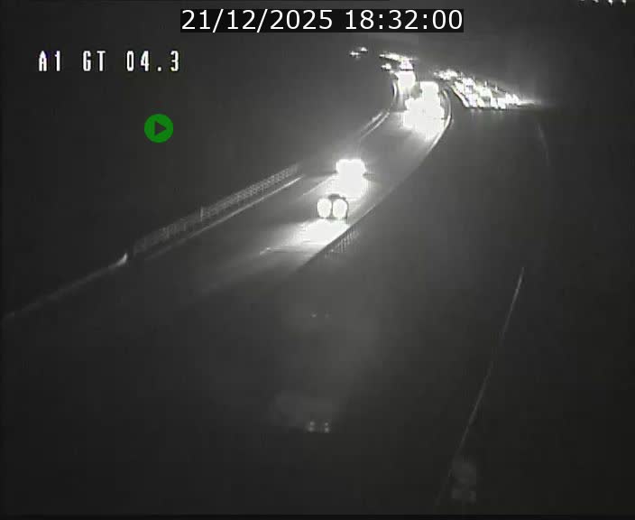 Traffic live webcam Luxembourg Itzig - A1 direction Sandweiler - BK 4.3