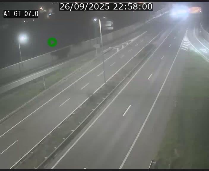 Traffic live webcam Luxembourg Cents - A1 direction Kirchberg - BK 7