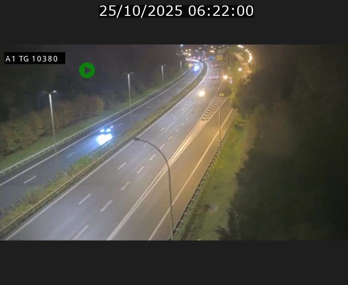 Traffic live webcam Luxembourg Senningerberg - A1 direction Luxembourg Kirchberg - BK 10.3