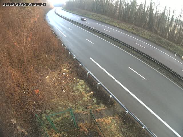 Caméra autoroute France - N52, Crusnes vers Belgique, Luxembourg