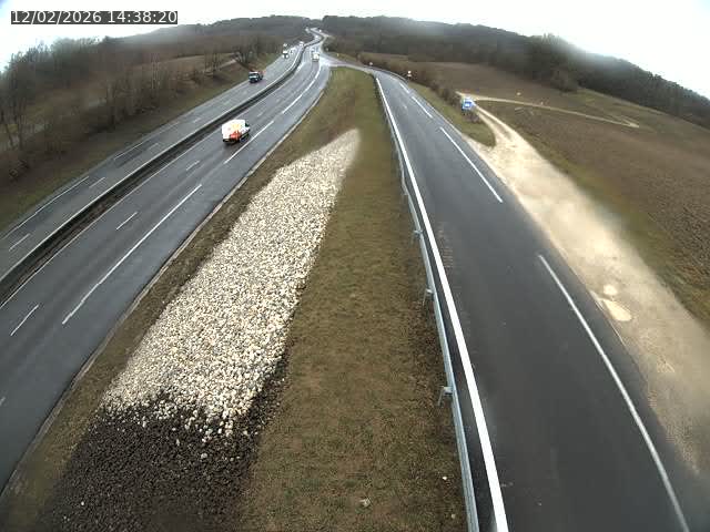 Webcam trafic à la Houpette, sur la Nationale 4 (N4) dans la commune de Rupt-aux-Nonains