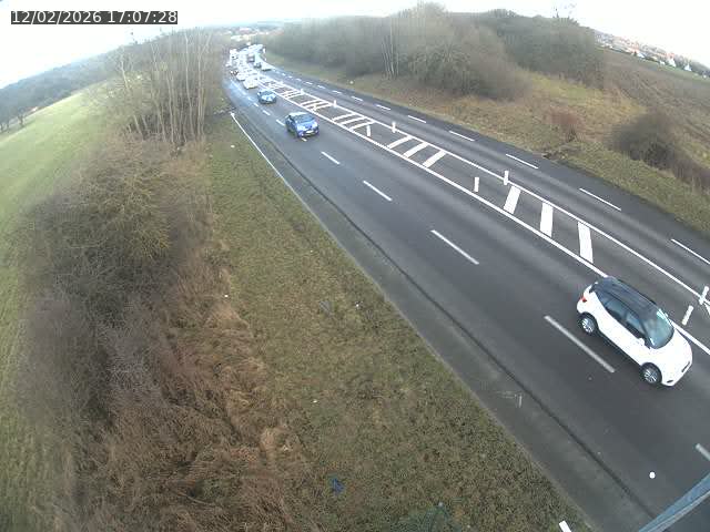 Caméra autoroute France - N52, Mont-saint-Martin vers Luxembourg