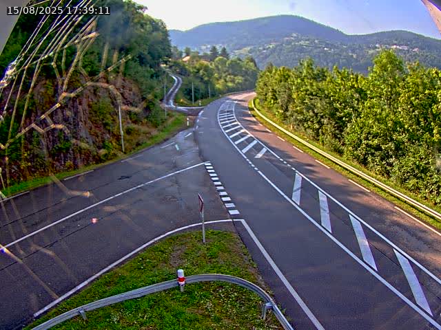 Caméra autoroute France - N66, col du Bussang direction Remiremont