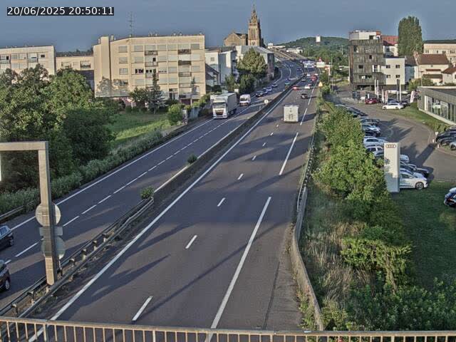 Caméra autoroute France - A31, Thionville direction Metz