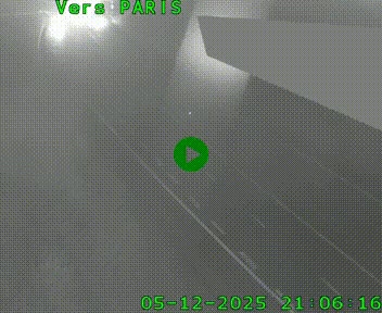 Caméra routière sur l'autoroute A20 à Saint-Pardoux-l'Ortigier, à la jonction avec l'A89. Vue orientée vers Paris