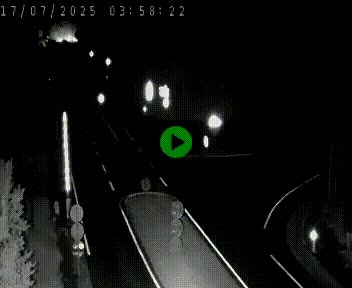 Webcam routière sur la N122 au niveau du Tunnel du Lioran. Vue de l'entrée côté Aurillac.