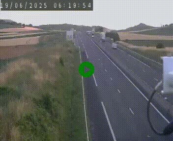 Caméra autoroute A75 à hauteur de Le Crest, en direction de Montpellier