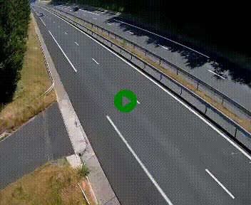Caméra autoroute A75 à hauteur du col des Issartets en direction de Montpellier