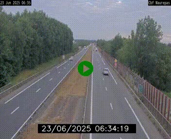 Webcam sur le périphérique de Rennes (N136) à hauteur de Maurepas, au nord de la ville