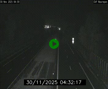 Webcam sur le périphérique de Rennes (N136) à hauteur de Maurepas, au nord de la ville