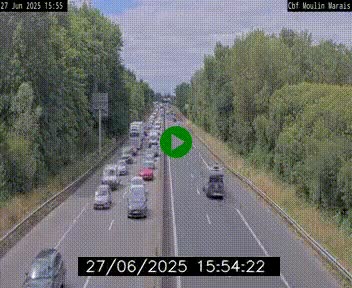 Webcam sur le périphérique de Nantes (N844) entre la Porte de Saint-Luce et la Porte d'Anjou, à l'est de la ville