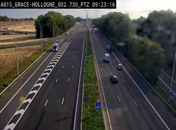 Caméra trafic Belgique - Grâce-Hollogne - E42, jonction avec A604, direction Loncin/Aéroport de Liège -  BK 3.2