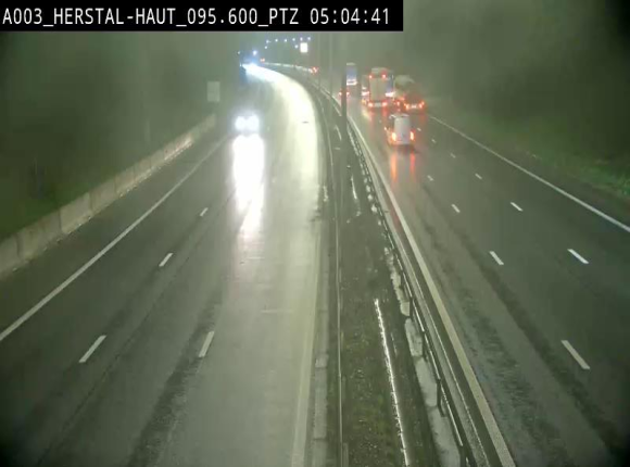 Webcam E40 à Herstal en direction de Liège et en provenance d'Aachen