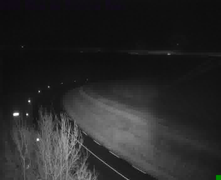 Webcam sur la D603 située en haut de la Côte de Zimming. Vue orientée vers Saint-Avold.