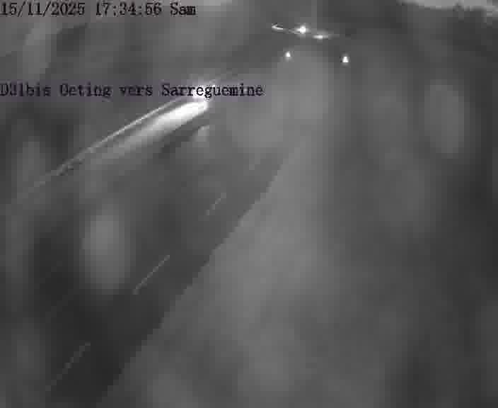 Webcam installée le long de D31bis (France) à Oeting, pointée vers Sarreguemines, utile pour suivre précisément les conditions de trafic.