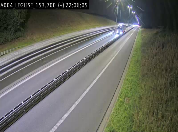 Webcam autoroute E411 à hauteur de Léglise, en direction de Luxembourg