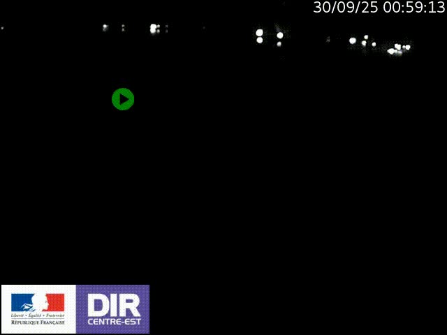 Webcam sur le quai Parjot à Vienne, aux Portes de Lyon, sur la Nationale 7, à la jonction avec le boulevard du Rhône-nord (D1407), caméra orientée vers Lyon