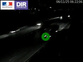 Webcam sur la Nationale 201 à hauteur de la sortie Chambéry-Nord, avant à la jonction entre l'A41 et l'A43, en direction de Lyon