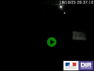 Webcam routière sur la RN7 à hauteur de Toulon-sur-Allier, entre Moulins et Vichy