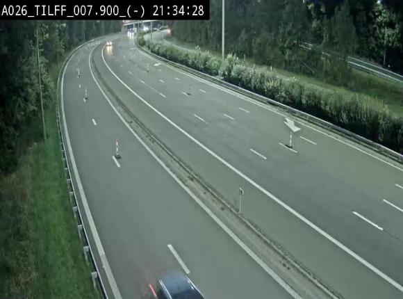 Webcam autoroute A26/E25 à Esneux, en Belgique en direction Luxembourg - BK 7.9