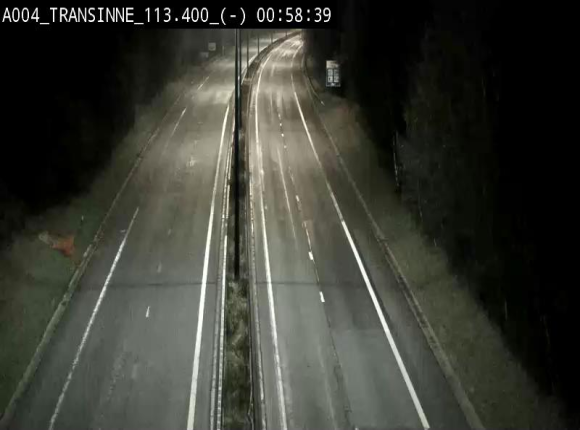 Caméra trafic E411 (A4) - Transinne direction Namur - BK 113.425