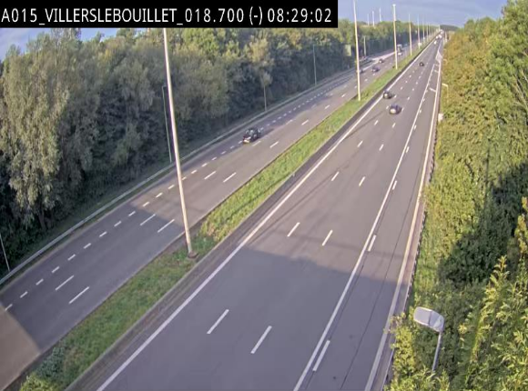 Webcam autoroute Belgique - Villers-le-Bouillet - E42 direction Liège - BK 18.7