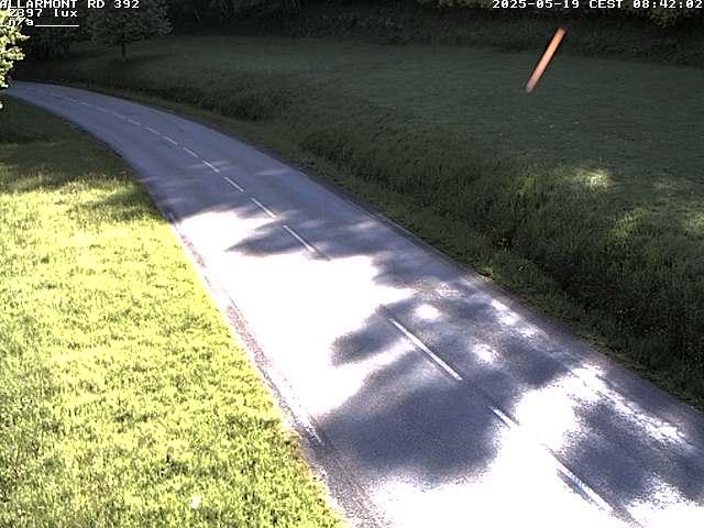 Webcam à Allarmont dans les Vosges, sur la RD392