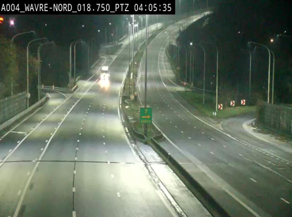 Webcam traffic E411(A4) - BK 18.7 - Bierges (Wavre Nord)
