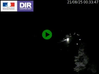Caméra trafic à Meylan sur la Rocade-Sud de Grenoble en direction d'Aix-en-Provence
