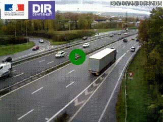 Caméra routière à hauteur de la sortie 15 Chambéry-centre au PK 4,103 en direction d'Albertville