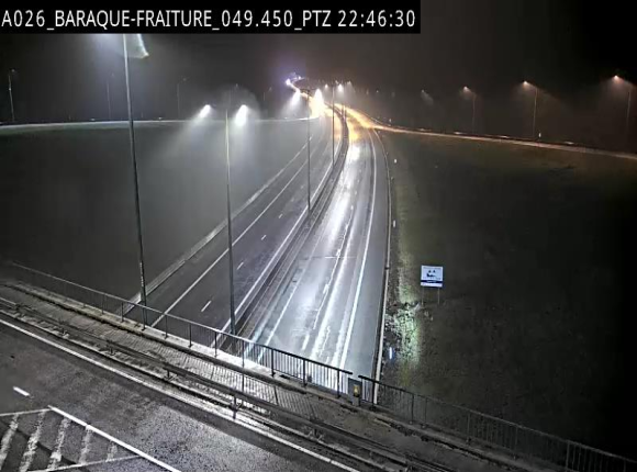 Webcam à la Baraque de Fraiture à la jonction entre l'E25 et la N89 à hauteur de Vielsalm