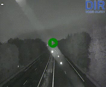 Webcam sur le périphérique de Caen (N814) à l'est de la ville, à Mondeville hauteur de la sortie 2, Presqu'île-Rives de l'Orne, au bout de l'autoroute A13