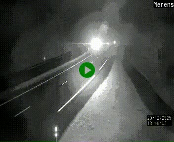 Webcam Ax-les-Thermes sur N20, en direction d'Andorre